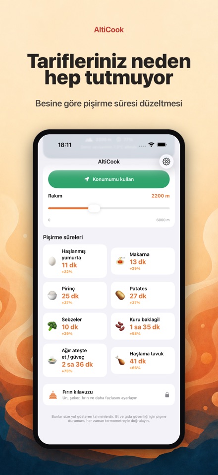 AltiCook: Rakımda Pişirme 2