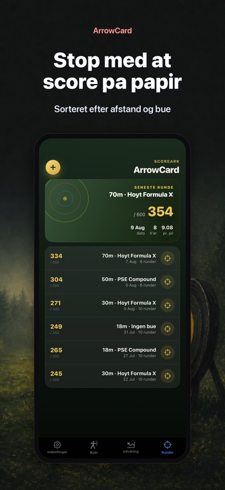 ArrowCard: Bueskydning 3