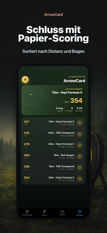 ArrowCard: Bogenschießen 3