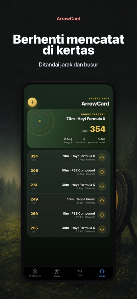 ArrowCard: Skor Panahan 3