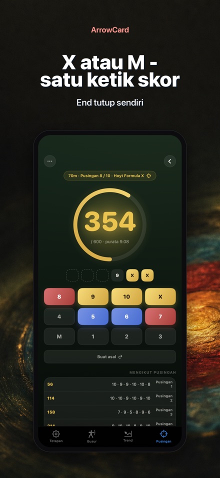 ArrowCard: Skor Memanah 1