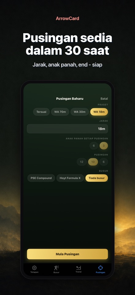 ArrowCard: Skor Memanah 5