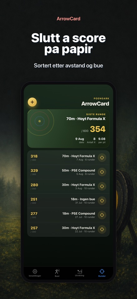 ArrowCard: Bueskyting 3