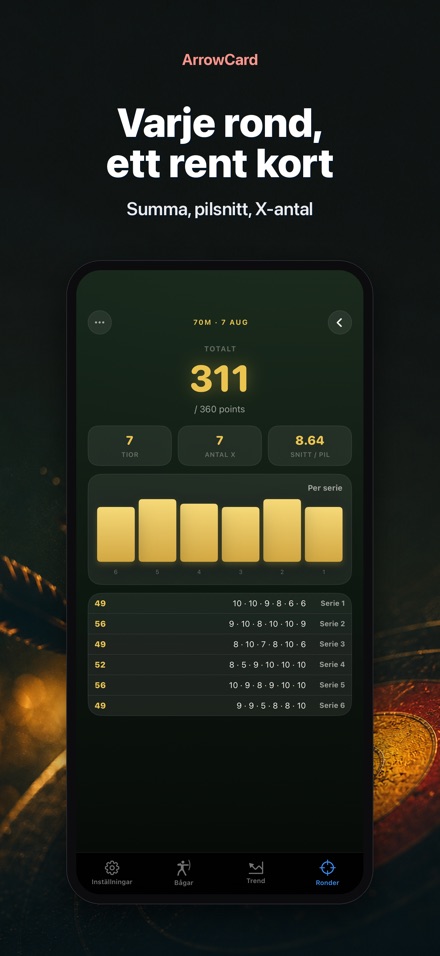 ArrowCard: Bågskytte 2