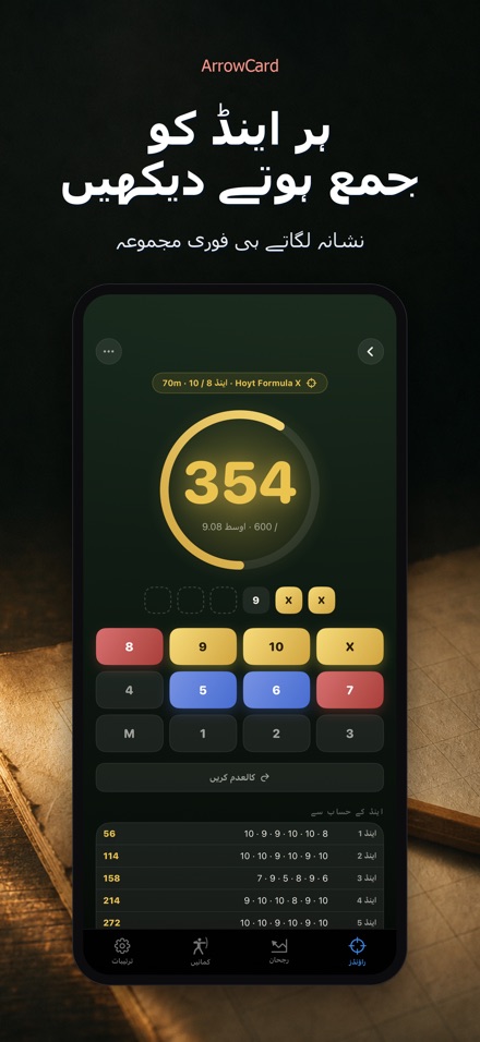 ArrowCard: تیراندازی سکور 6