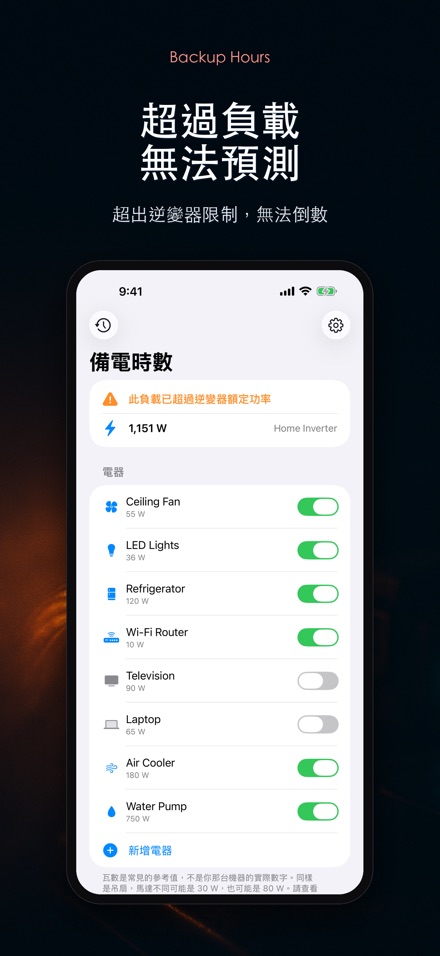 備電時數：電池還撐多久 6