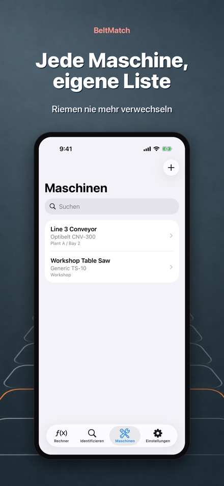 BeltMatch: Keilriemen-Suche 8