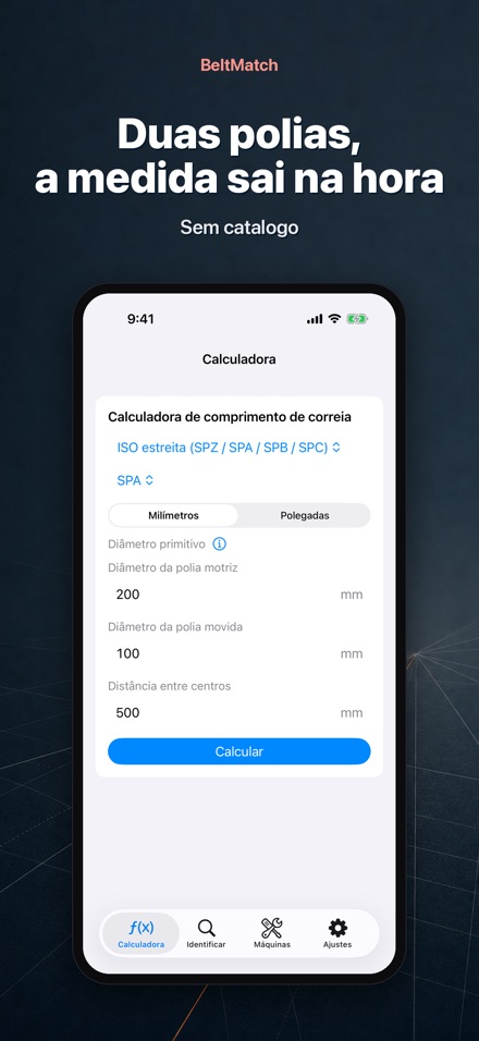 BeltMatch: Buscar correia V
