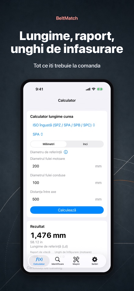 BeltMatch: Caută curea V 2
