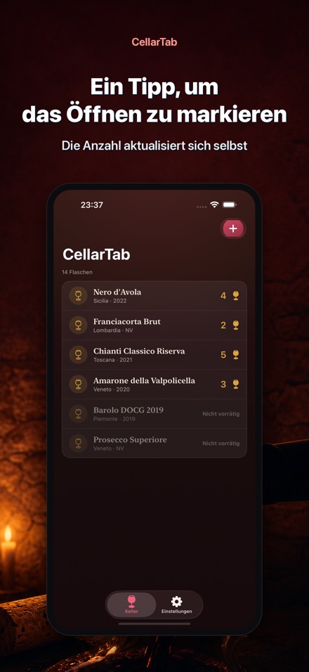 CellarTab: Weinkeller Notizen 5
