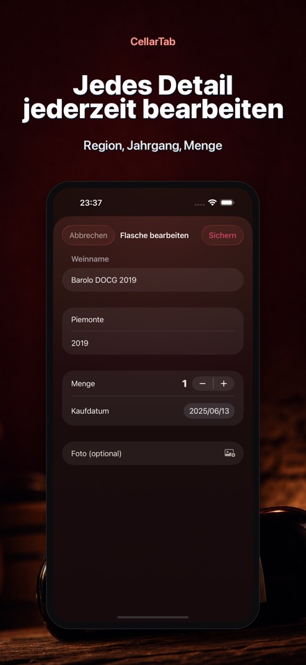 CellarTab: Weinkeller Notizen 8