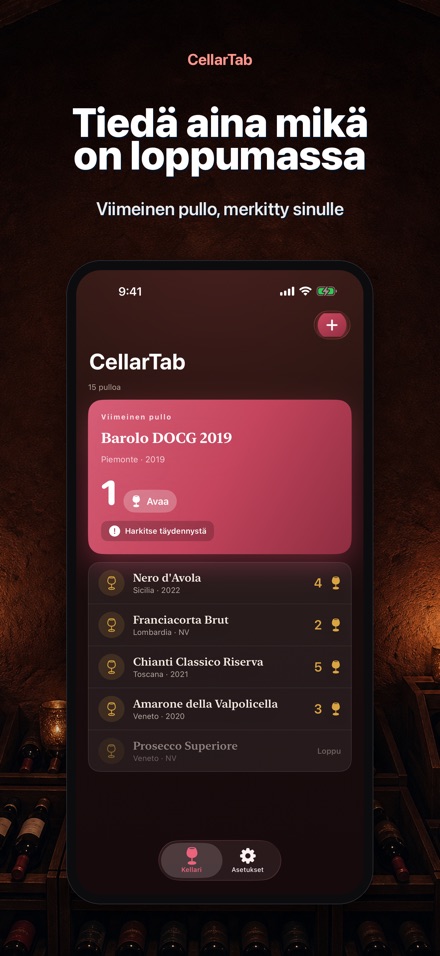 CellarTab: Viinikellari 2