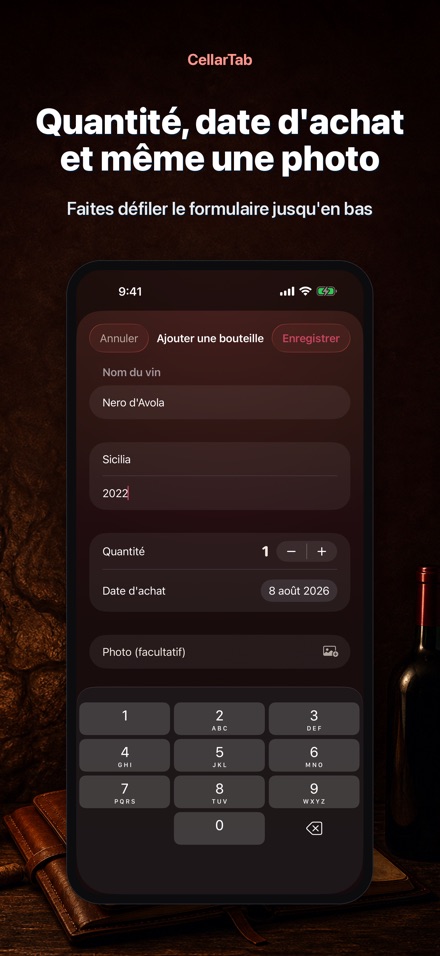 CellarTab: Carnet de Cave 10