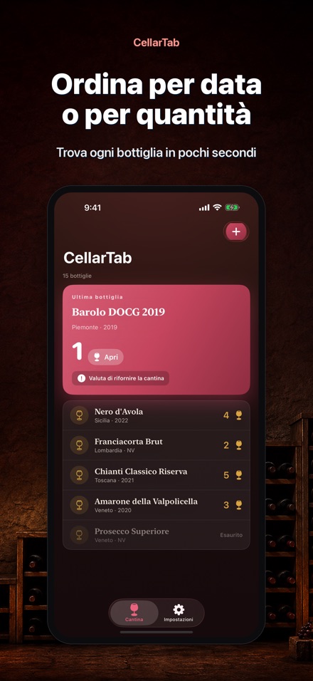 CellarTab: Cantina Vini Facile 3