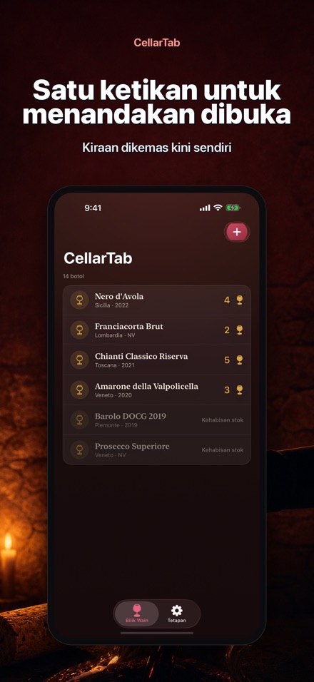 CellarTab: Log Bilik Wain 5