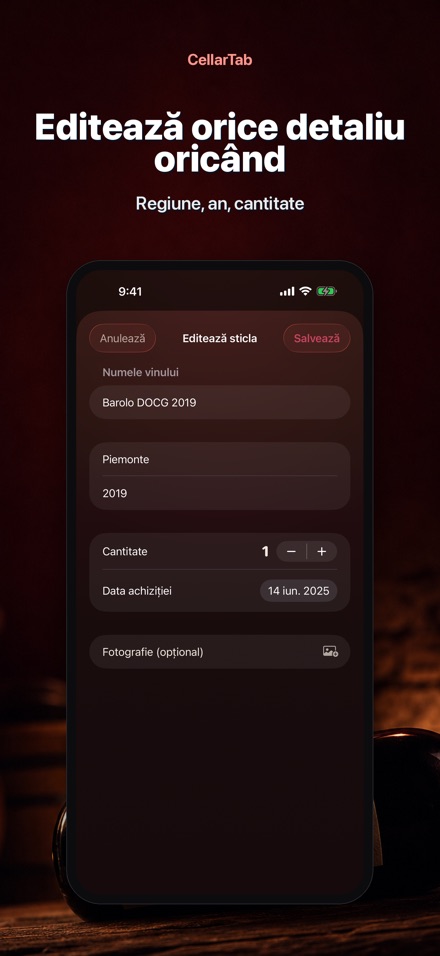CellarTab: Jurnal Cramă 8