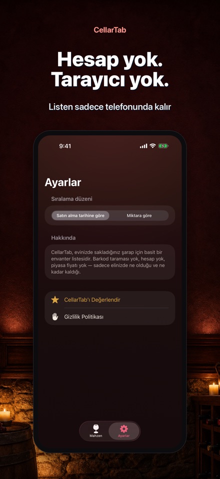 CellarTab: Şarap Mahzeni Kaydı 7