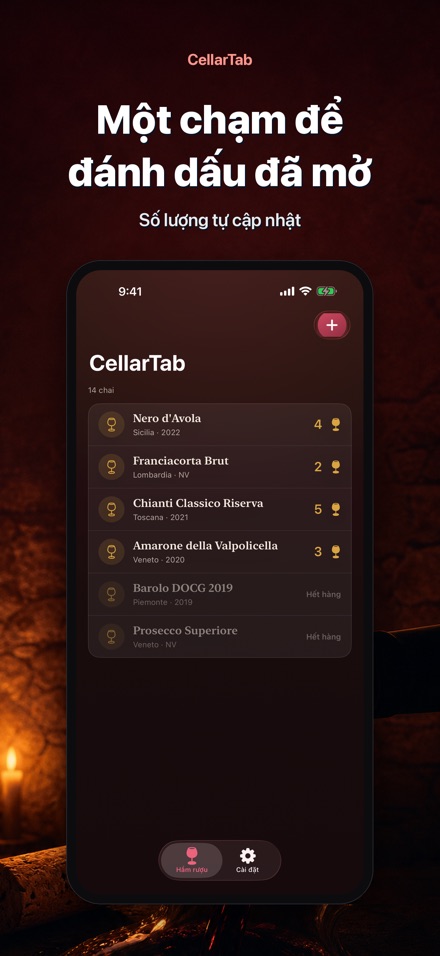 CellarTab: Nhật Ký Hầm Rượu 5