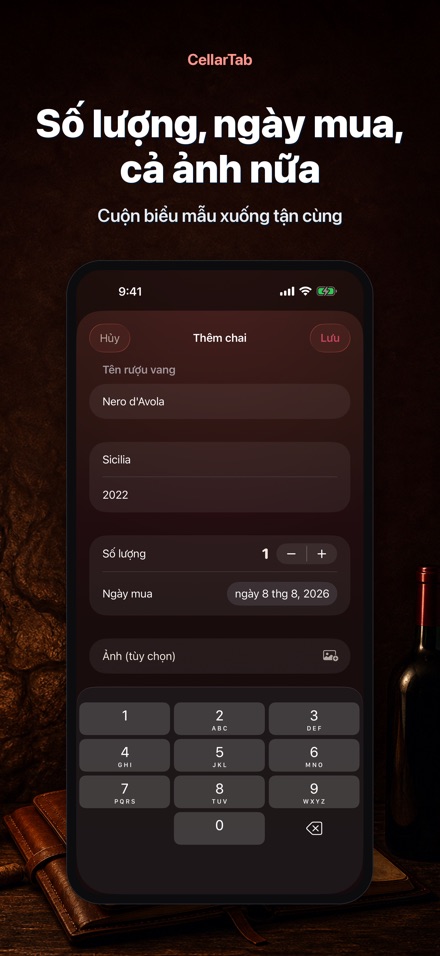 CellarTab: Nhật Ký Hầm Rượu 10