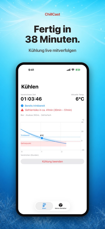 ChillCast: Kühl-Timer