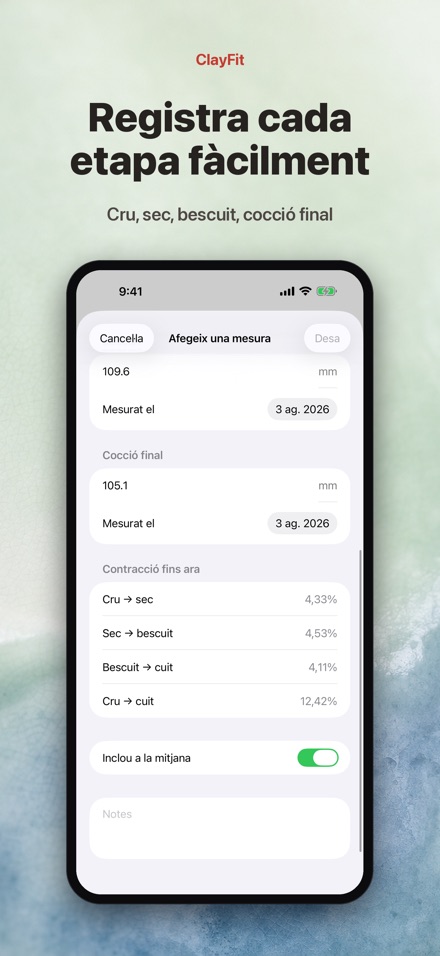ClayFit: contracció argila 3
