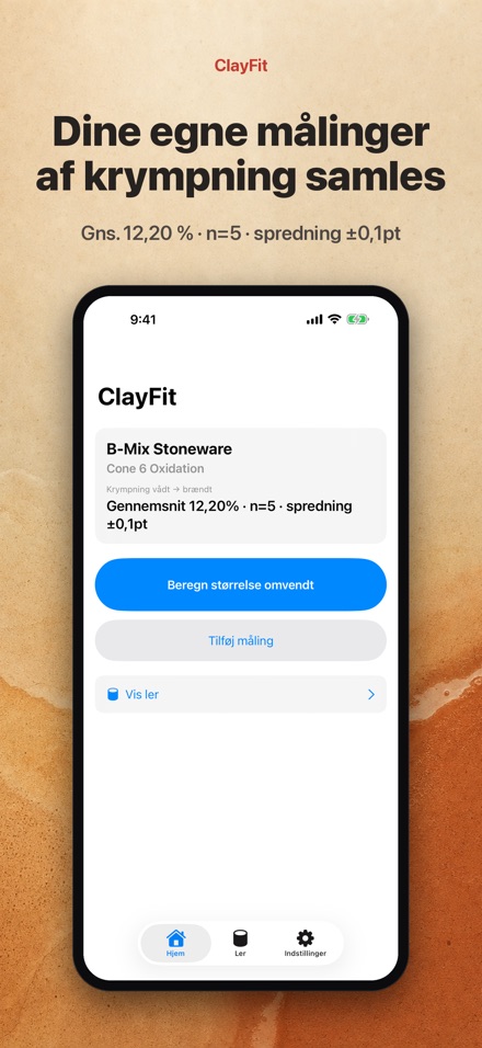 ClayFit: Ler-svind