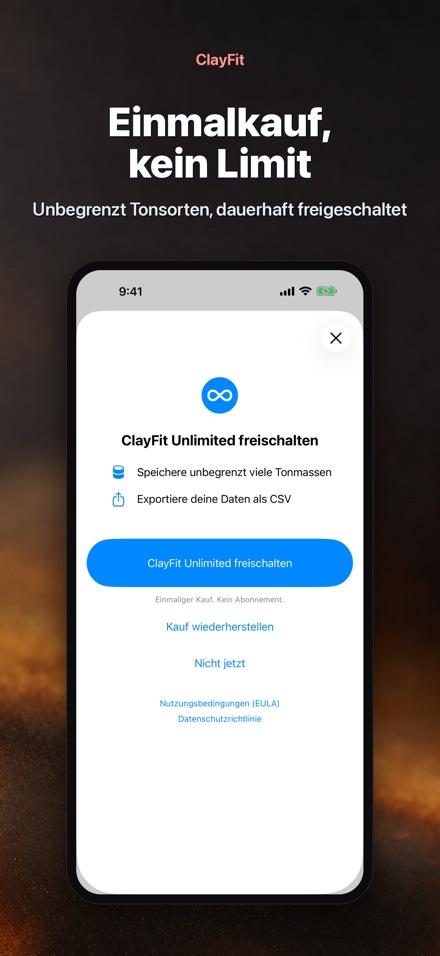 ClayFit: Ton-Schwindung 10