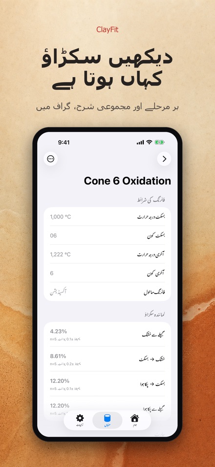 ClayFit: مٹی کا سکڑاؤ 4