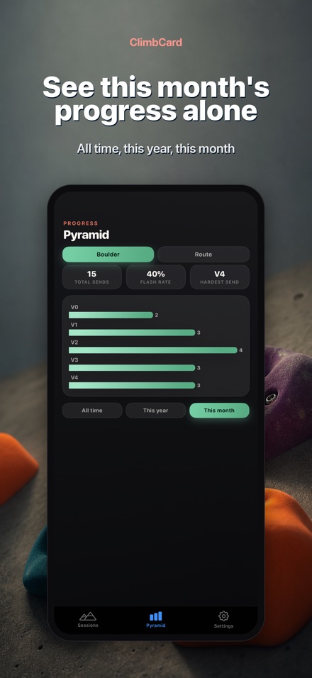 ClimbCard: Climbing Log 8