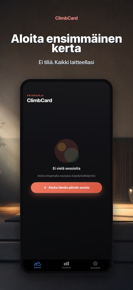 ClimbCard: Kiipeilypäiväkirja 9