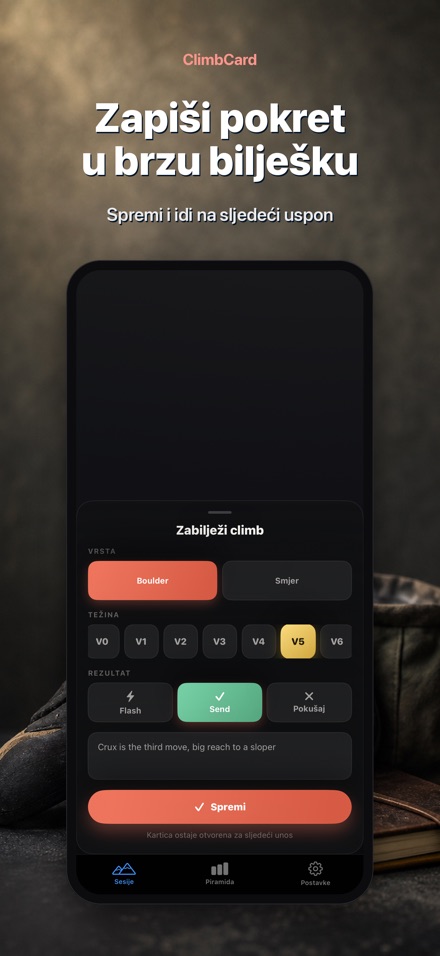 ClimbCard: Dnevnik Penjanja 7