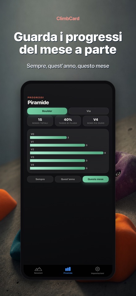 ClimbCard: Diario Arrampicata 8