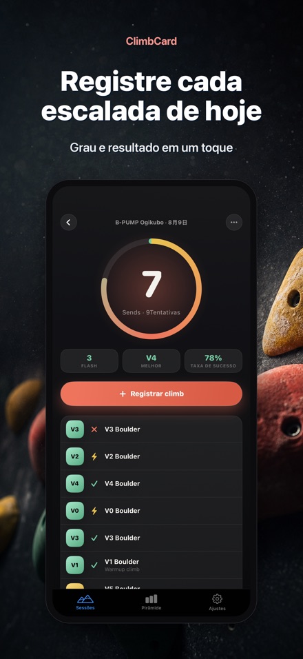 ClimbCard: Diário de Escalada