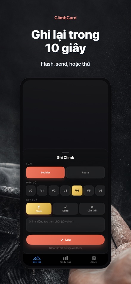 ClimbCard: Nhật Ký Leo Núi 3