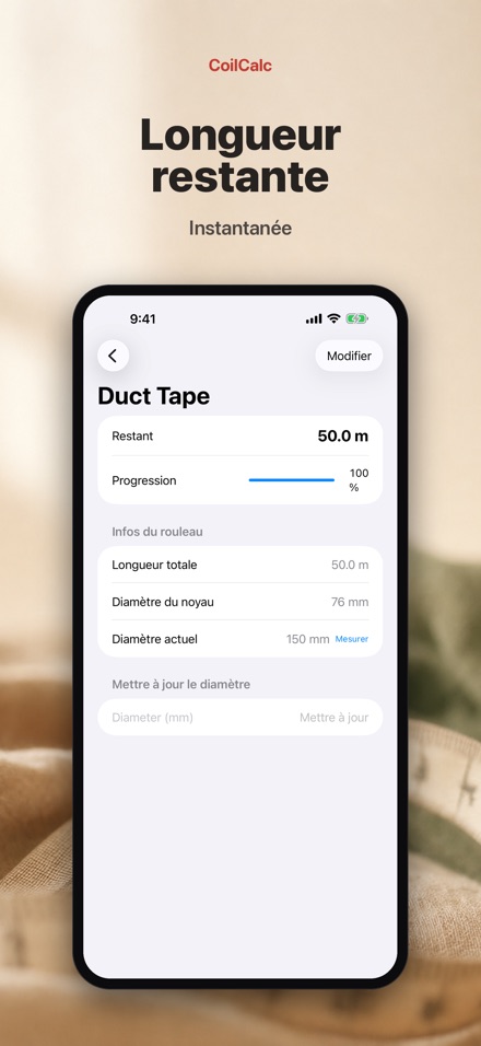 CoilCalc : Mètre à rouleau 2