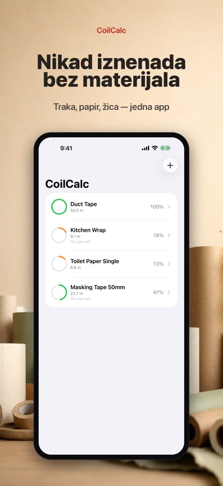 CoilCalc: Mjerač duljine role 3
