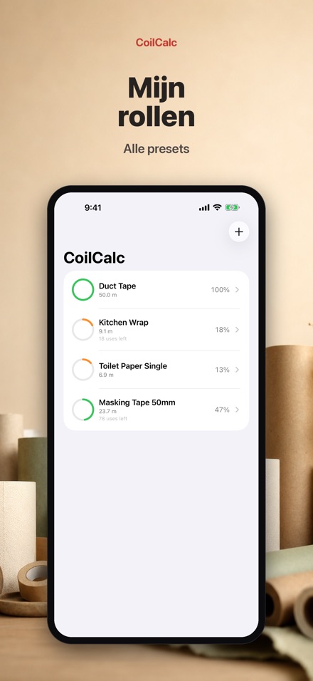 CoilCalc: Rollengtemeter 3