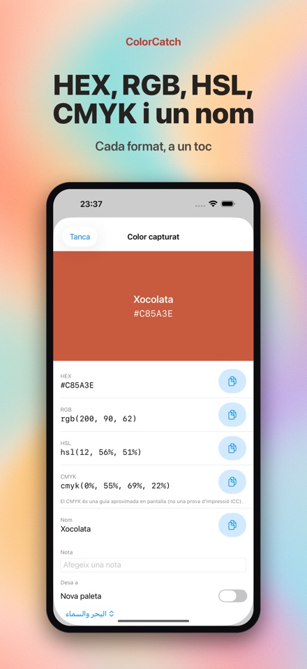 ColorCatch: capta colors 2