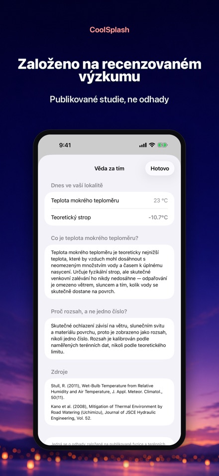 CoolSplash: ochladí zalévání? 8