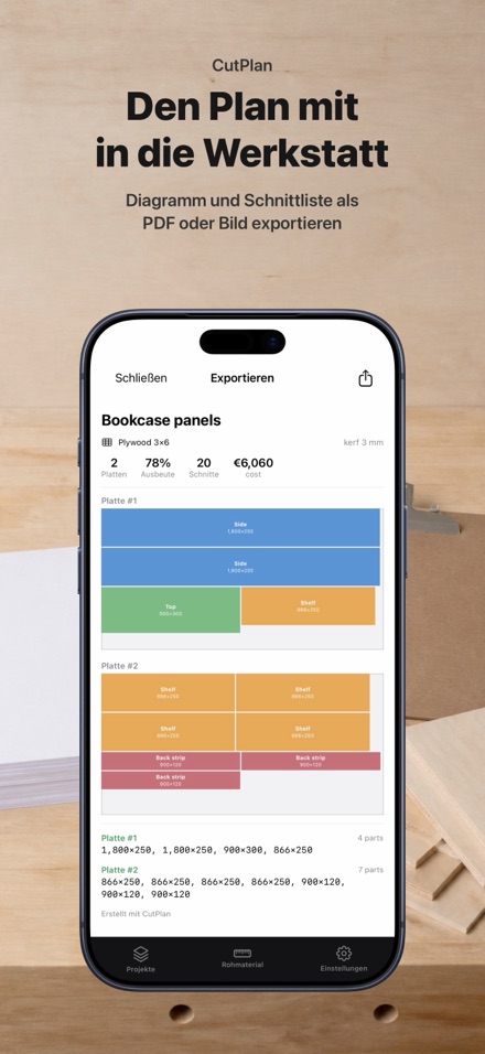 CutPlan: Zuschnittoptimierung 9