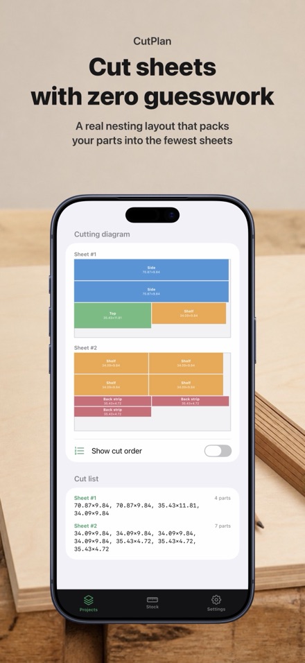 CutPlan: Cut List Optimizer 1