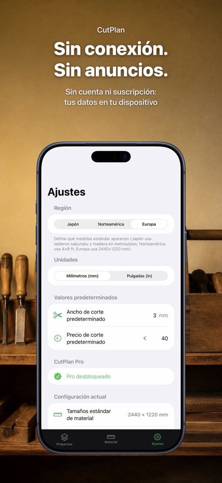 CutPlan: Optimiza cortes 10