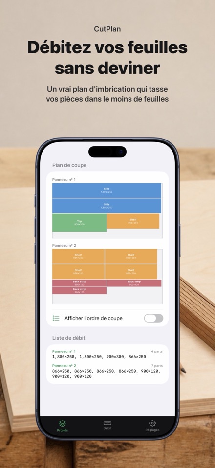 CutPlan : plan de découpe 1