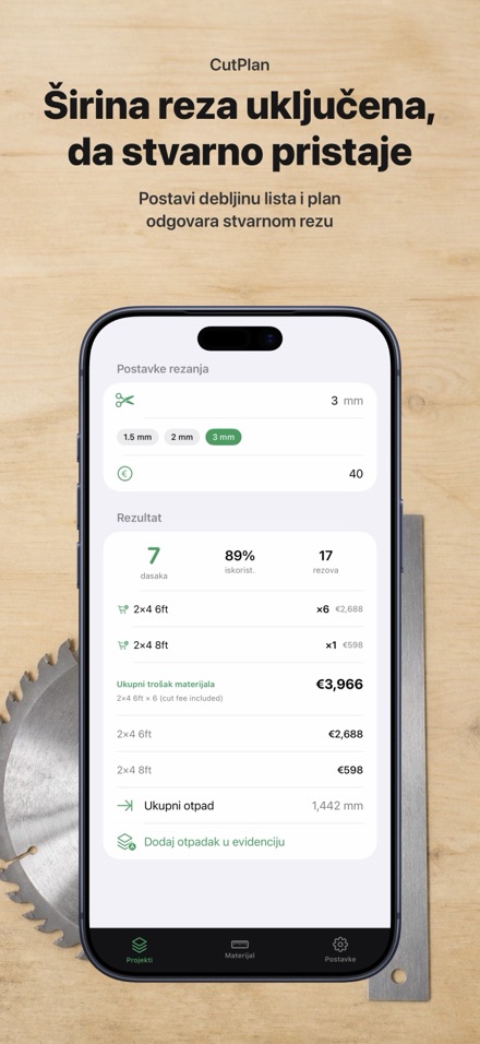 CutPlan: Optimizacija rezanja 8