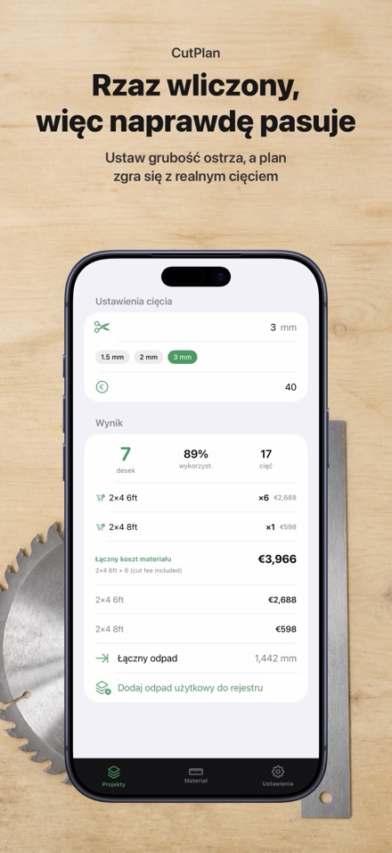 CutPlan: Optymalny rozkrój 8