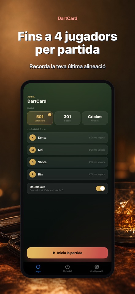 DartCard: Comptador de Dards 7