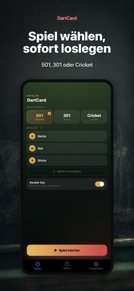 DartCard: Dart-Zähler 6