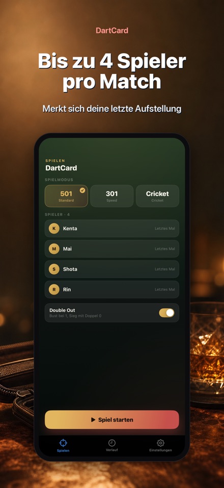 DartCard: Dart-Zähler 7