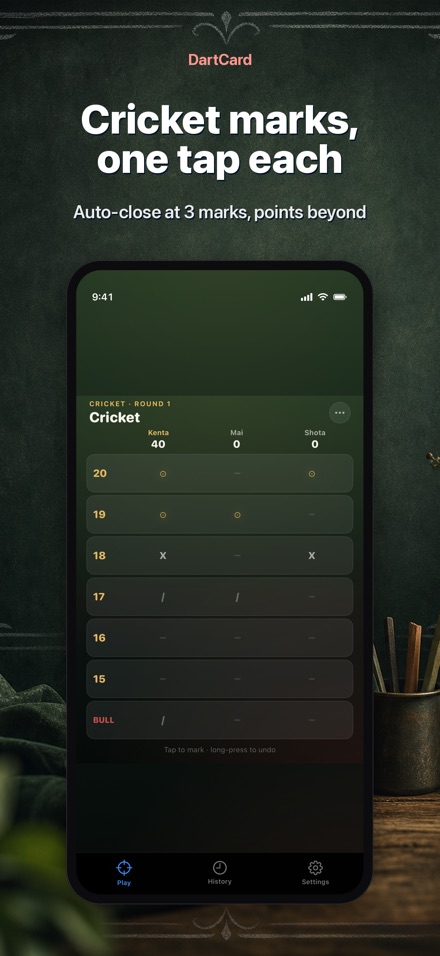 DartCard: Darts Scorer 2