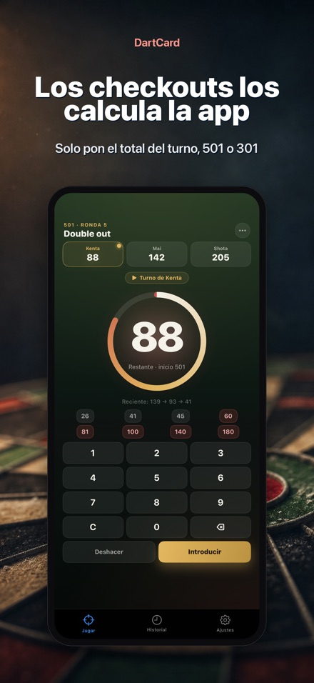 DartCard: Marcador de Dardos